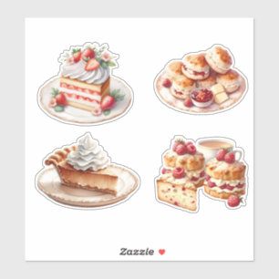 Sweet Dessert Treats Vinyl Sticker