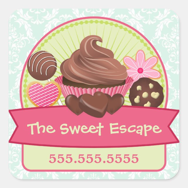Sweet Desserts Box Seals (Front)