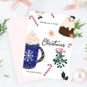 Sweet Desserts Illustrated Holiday Food Christmas