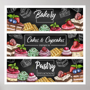 Sweet desserts poster