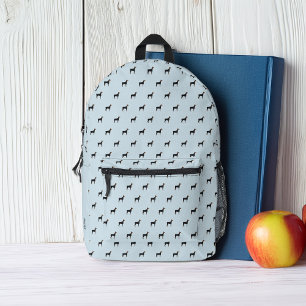 Sweet Doberman Dogs Pattern Personalised Printed Backpack