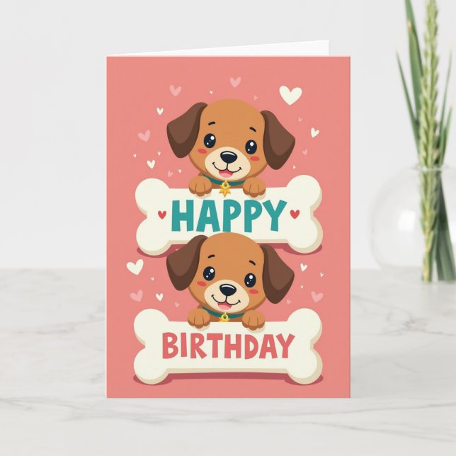 Sweet Doggy Art Card (Front)