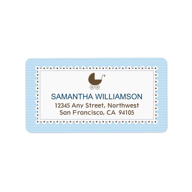 Sweet Doily Return Address Labels (pink) (Front)