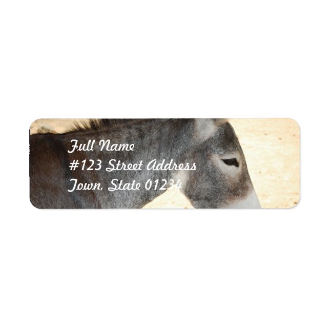 Sweet Donkey Return Address Label (Front)