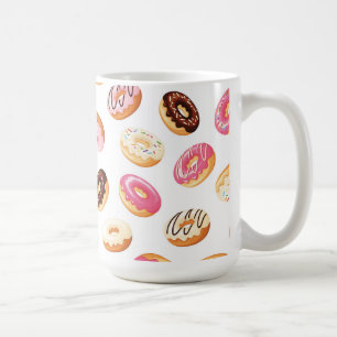 Sweet Donut Pattern Coffee Mug