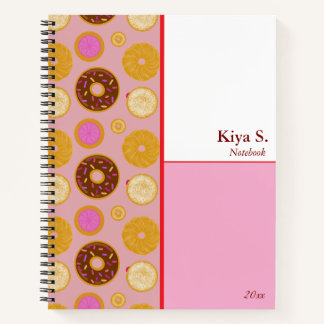 Sweet Donuts Spiral Notebook 