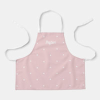 Sweet Dots Editable Colour Personalised Kid Apron