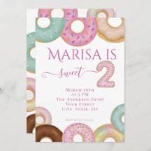 Sweet Doughnut Birthday | Colourful Kids Party - 