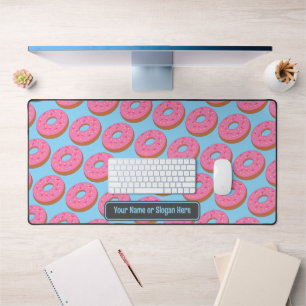 Sweet Doughnut Rings - Pink / Blue - Add Funny Tex Desk Mat