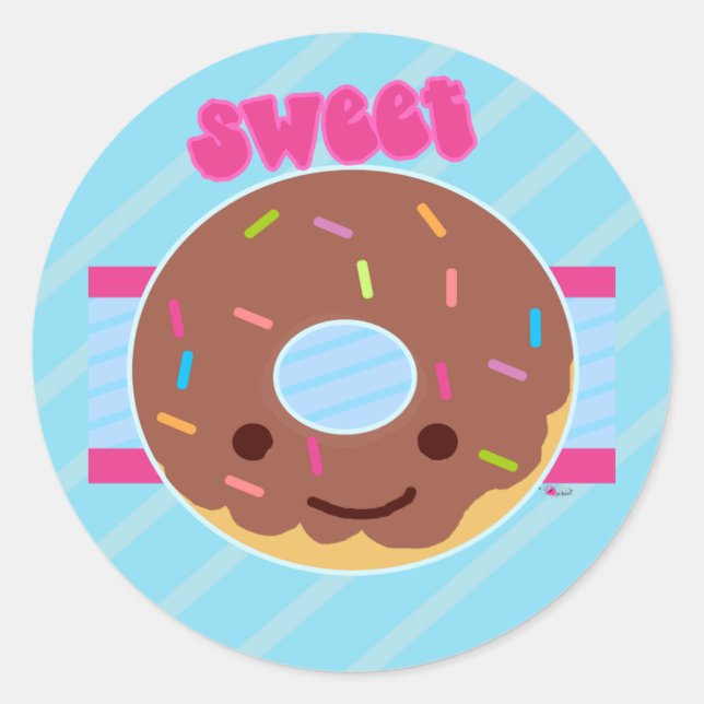 Sweet Doughnut Sticker (Front)
