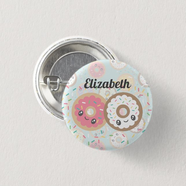 Sweet Doughnuts 3 Cm Round Badge (Front & Back)
