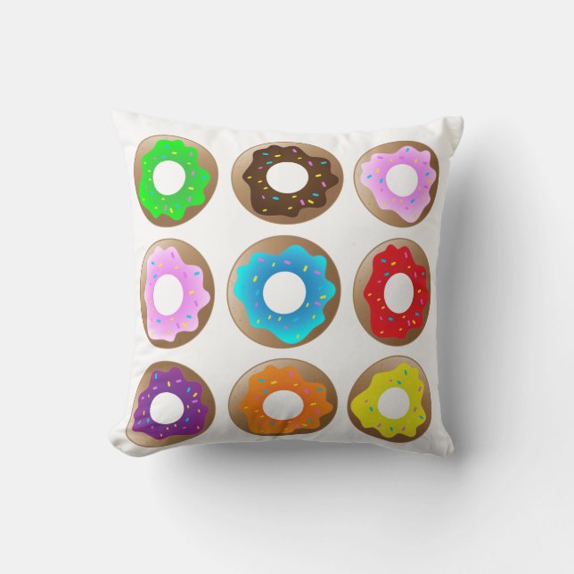 Sweet! Doughnuts! Cushion (Front)