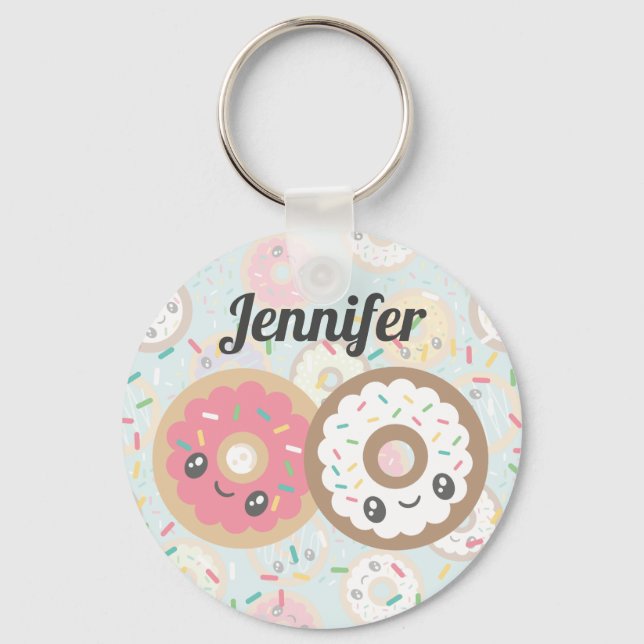 Sweet Doughnuts Key Ring (Front)