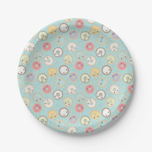 Sweet Doughnuts Paper Plate