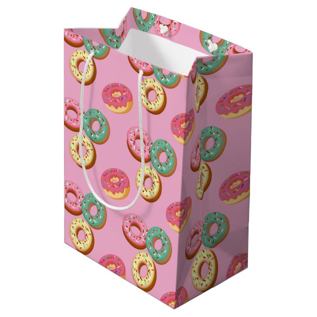 Sweet Doughnuts Series Design 7  Medium Gift Bag (Back Angled)