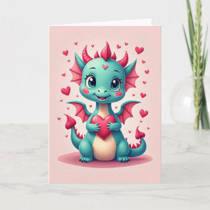 Sweet Dragon Valentine Card