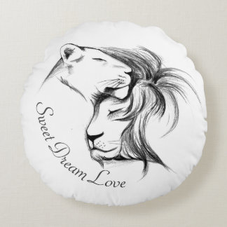 Sweet Dream Love Round Cushion