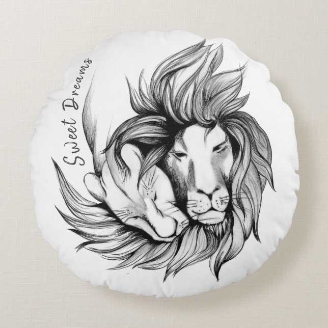 Sweet Dream Throw Pillow (Front)