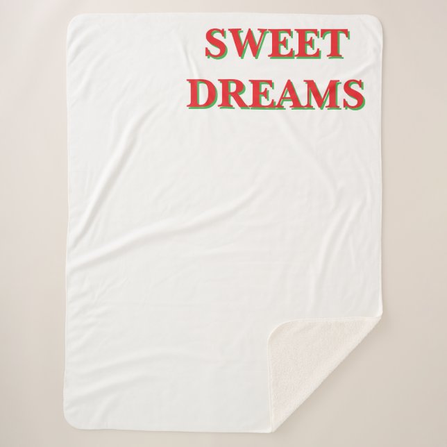 Sweet Dream Tranquil Night Rest Blanket (Front)