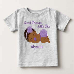 Sweet Dreams African American Baby Girl T-Shirt 