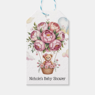 Sweet Dreams Baby Girl Shower Thank You Gift Tags