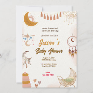 Sweet Dreams Baby Shower Invitation