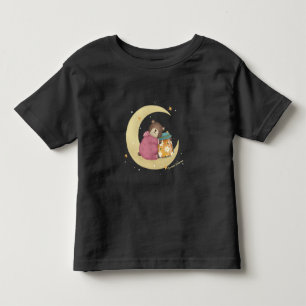 Sweet Dreams: Bear & Honey Illustration Toddler T-Shirt
