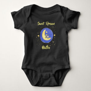 Sweet Dreams Boy Baby Elephant 2 Baby Bodysuit