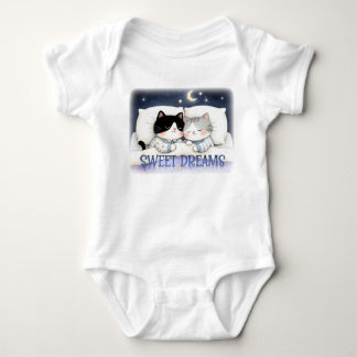 Sweet Dreams Cat Napping Baby Bodysuit