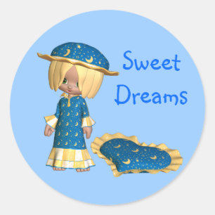Sweet Dreams Classic Round Sticker