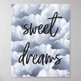 Sweet Dreams - Clouds - Wall Art Poster