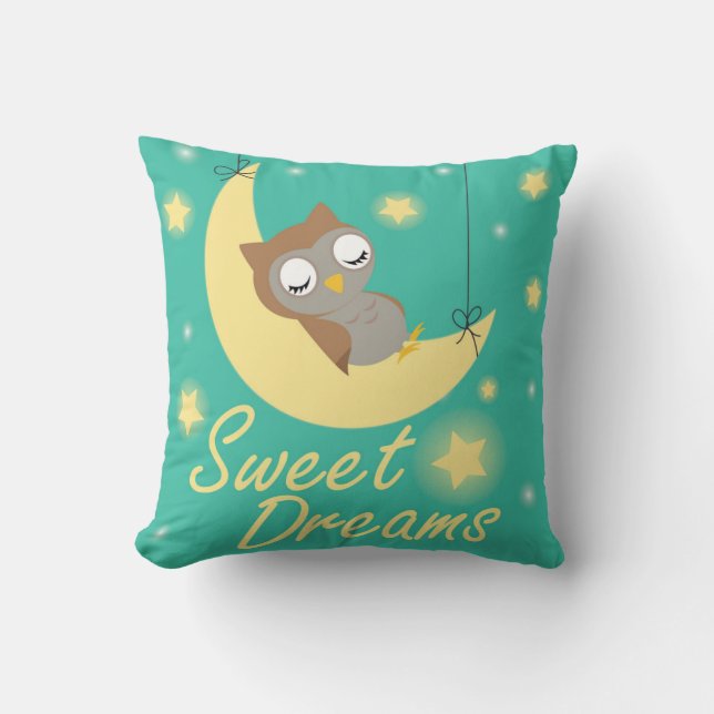 Sweet Dreams design for children. Cushion (Front)