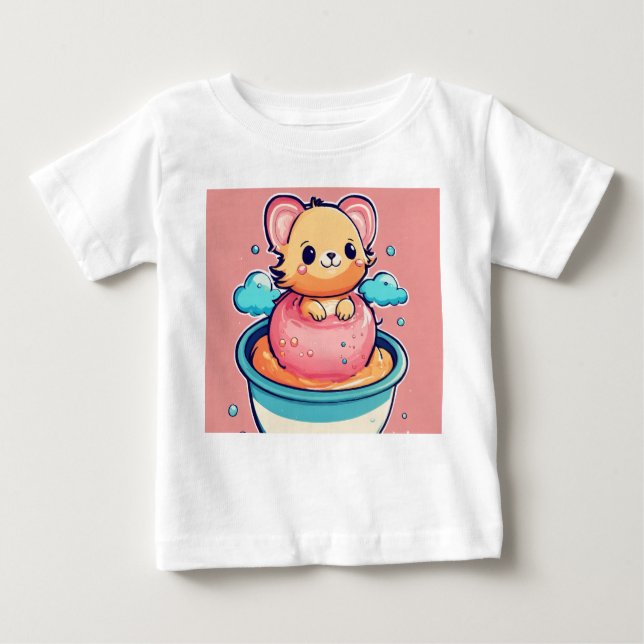 Sweet Dreams & Doughnut Delights Baby T-Shirt (Front)