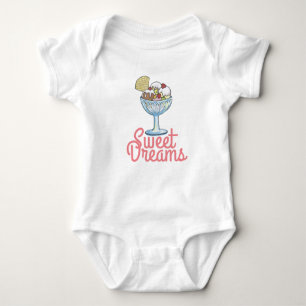 Sweet Dreams - Ice Cream Sundae Baby Bodysuit