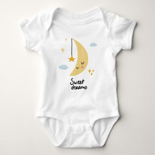 Sweet Dreams Moon & Stars Baby Bodysuit