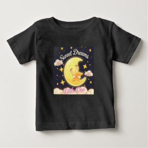 Sweet Dreams Moon & Stars Baby Shirt Design