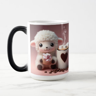 Sweet Dreams of Cocoa And a lamb Magic Mug
