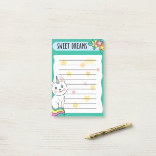 Sweet Dreams Post-It Notes: Cute & Functional Notes