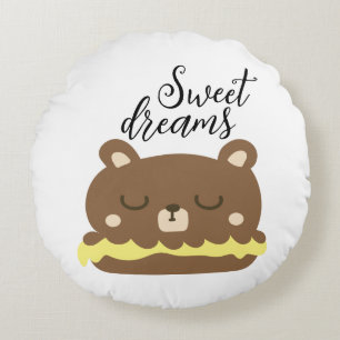 Sweet Dreams Round Cushion