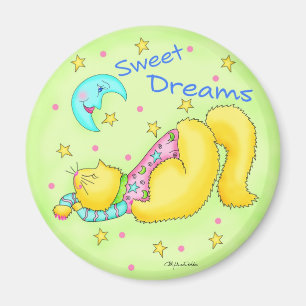 Sweet Dreams Round Magnet