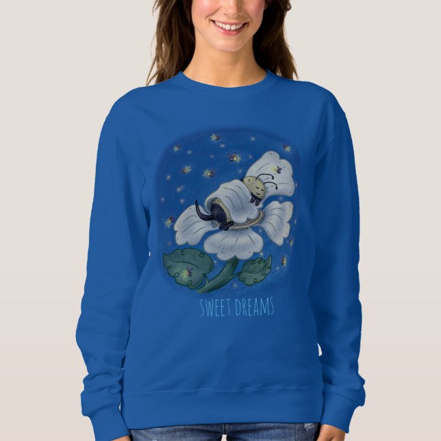 Sweet Dreams Sleeping Bee Sweatshirt (Front)