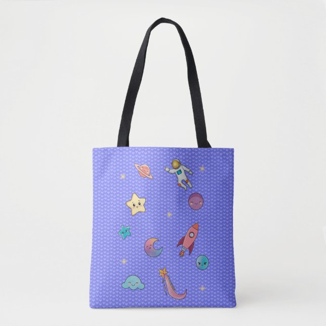 Sweet dreams soft violet tote bag (Front)