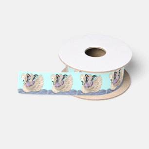Sweet Dreams (The Angel & The Swan) (Full Colour) Satin Ribbon