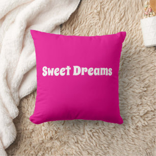 Sweet Dreams Throw Pillow – Cosy Bedroom Decor