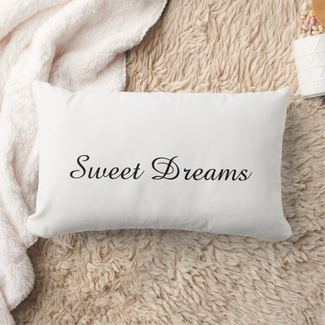 Sweet Dreams Throw Pillow – Cosy Decorative Cushio (Blanket)