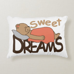 Sweet dreams wish design decorative cushion