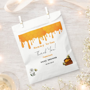 Sweet Dripping Honeycomb Mummy-to-bee Baby Shower Favour Bag