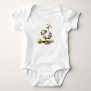 Sweet Duck, Farm Animal, Baby Shower Bodysuit