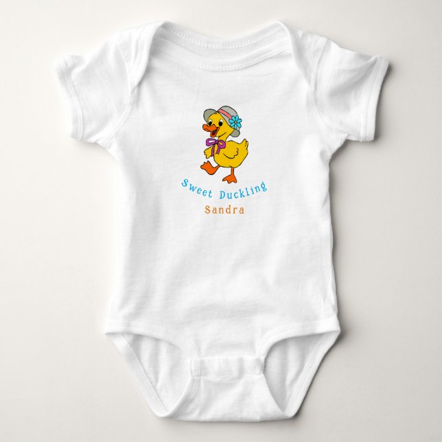 Sweet Duckling Baby Bodysuit (Front)