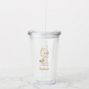 Sweet Duckling Birthday Acrylic Tumbler